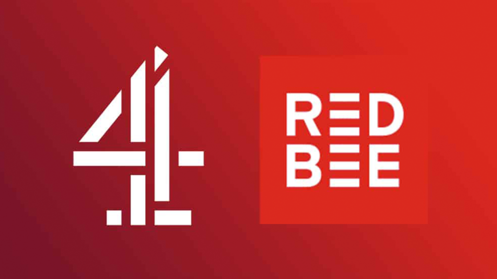 The Channel 4 logo and the Red Bee logo.