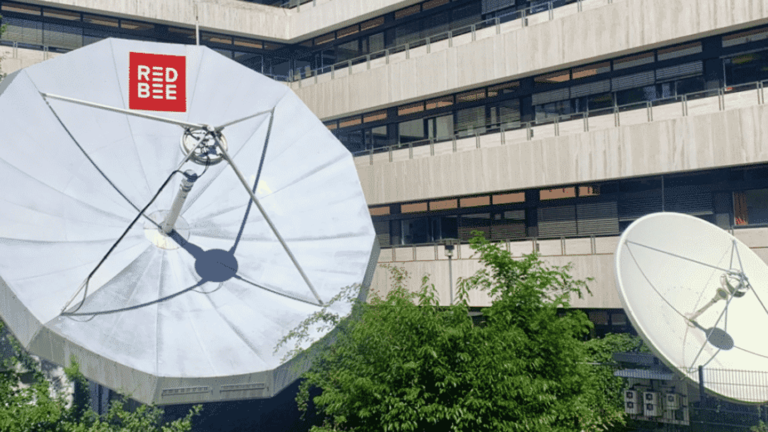 Red Bee Satellite Dishes.