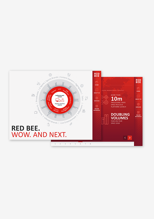 Red Bee. Wow. And Next.