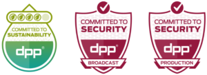 dpp - Committed to security - Broadcast and Production logo