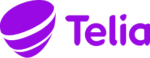 Telia logo.