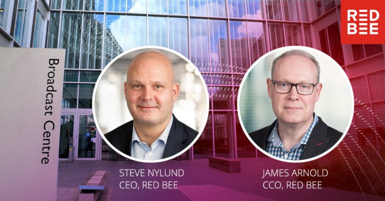 Steve Nylund, C.E.O. Red Bee. James Arnold, C.C.O. Red Bee.