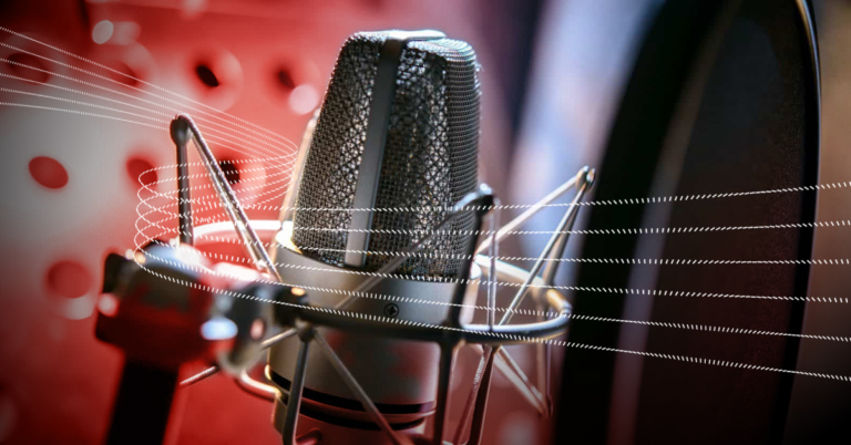 A microphone.