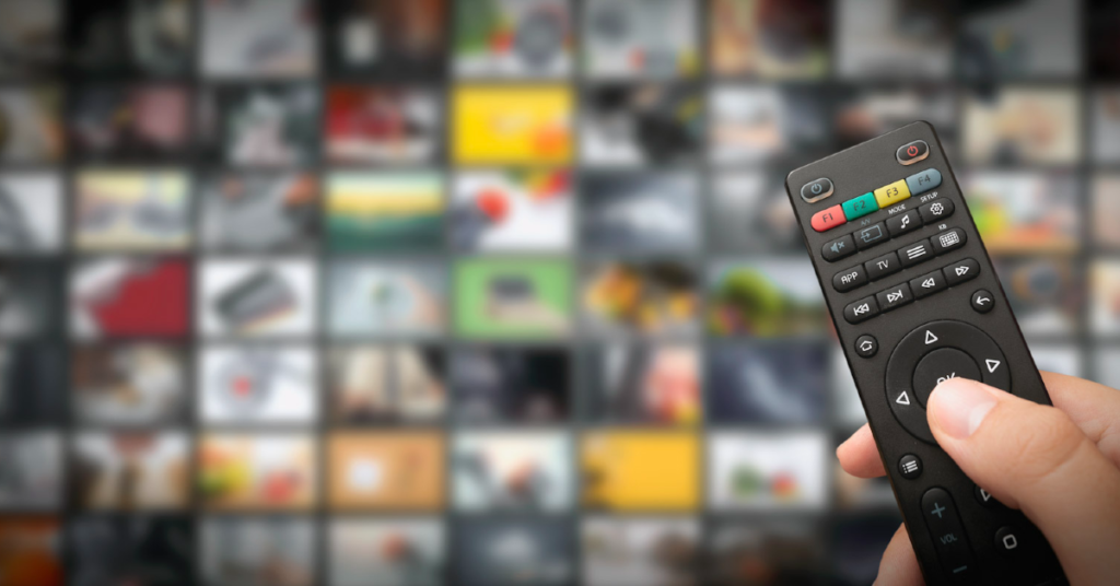 A remote control.