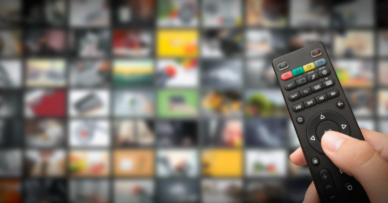 A remote control.