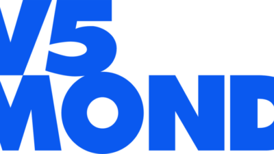 T.V. 5 Monde logo.